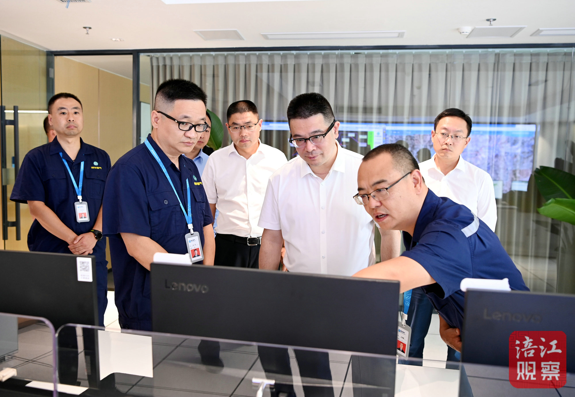 2023年9月30日，李云在港華燃氣公司督導檢查節日期間安全生產情況2  張莉 攝.jpg